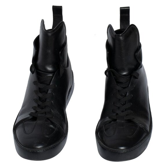 ANN DEMEULEMEESTER (Belgium) High Top Leather Trainers : US 10 EU 43 - Picture 1 of 5